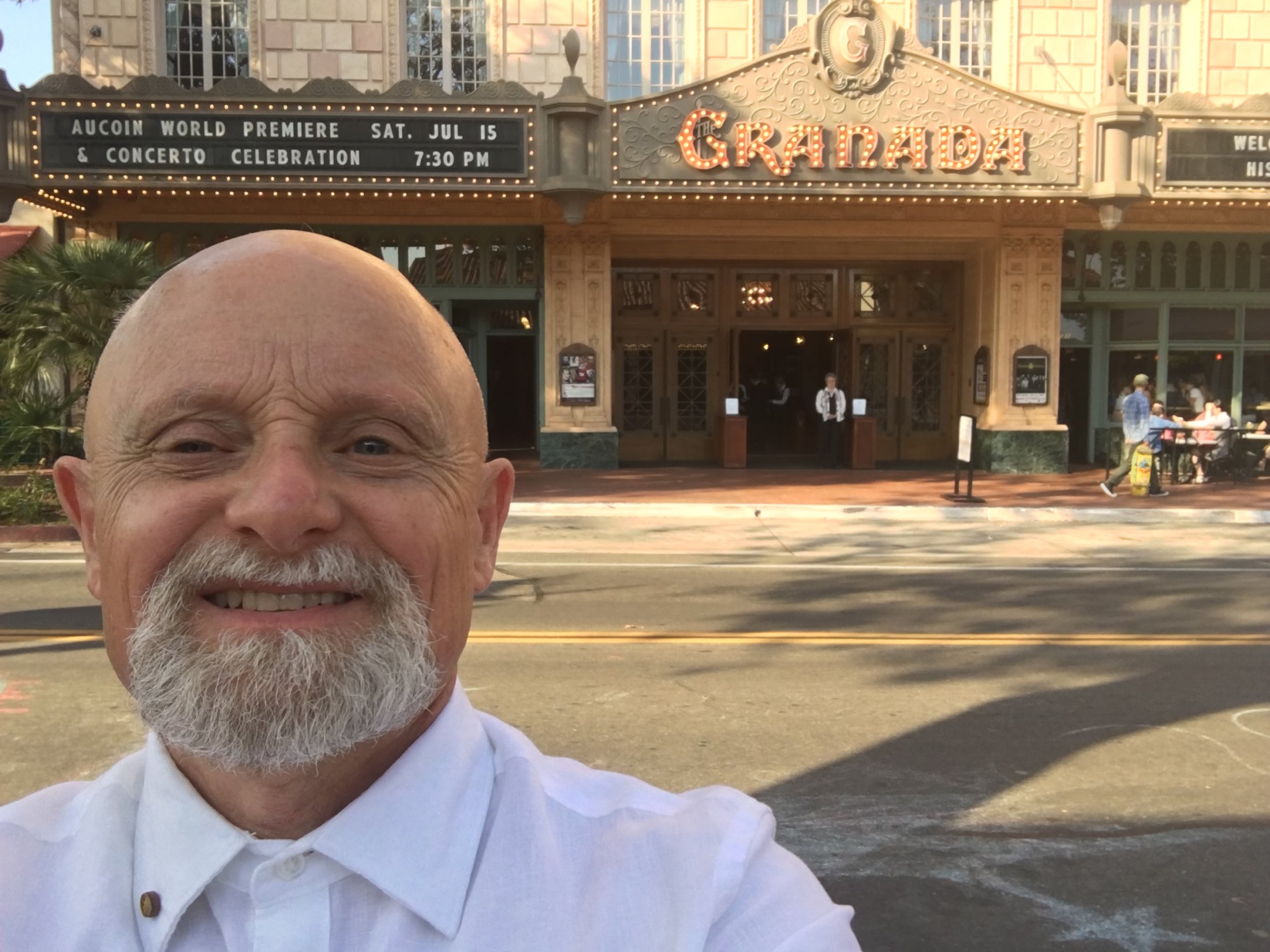Outside The Granada Theatre In Santa Barbara